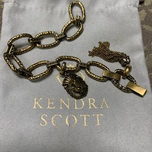 Kendra Scott Chain Link Bracelet Vintage Gold